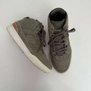 Lacoste Explorateur Mid 316 Gray Suede High Top Sneakers Men’s 9